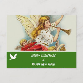 メリークリスマス家族の写真はがき シーズンポストカード