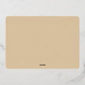 メリークリスマス家族の写真カラーブロック縁ど 箔シーズンカード (裏面)