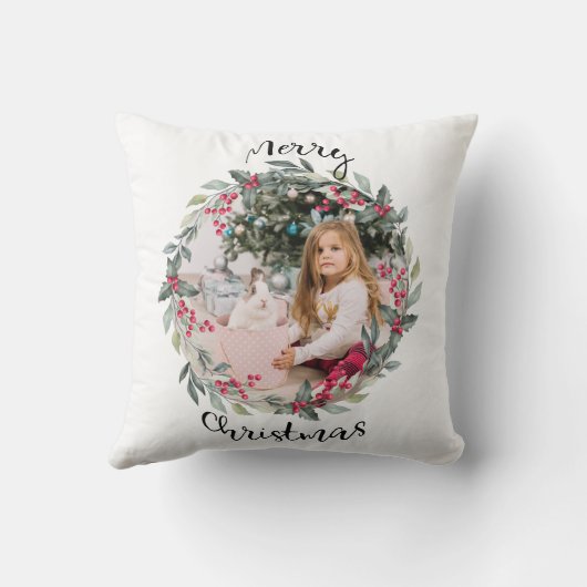 メリークリスマス家族の写真 クッション (裏面)