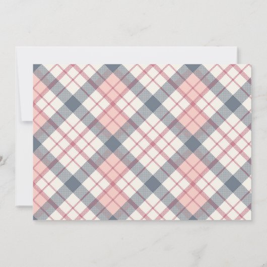 メリークリスマス家族の写真 招待状 (裏面)