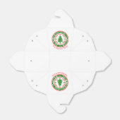 メリークリスマス家族の名前 フェイバーボックス (折り畳みなし)