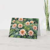 メリークリスマス家族の新年メッセージ カード (正面)