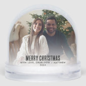 メリークリスマス家族の犬とのカスタム写真 (裏面)