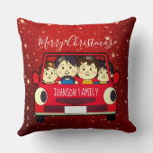 メリークリスマス家族旅行 クッション (裏面)