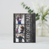 メリークリスマス家族3写真集ラスティック シーズンポストカード (スタンド正面)