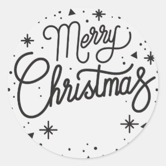 メリークリスマス封筒用シール/シール ラウンドシール