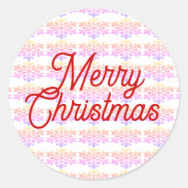 メリークリスマス封筒用シール ラウンドシール