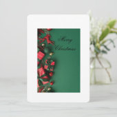 メリークリスマス封筒 招待状 (スタンド正面)