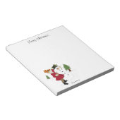 メリークリスマス小さな女の子 ノートパッド (アングル)