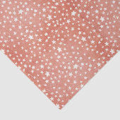 メリークリスマス小さな白い星が赤に輝く 薄葉紙 (詳細)