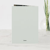 メリークリスマス小妖精や小人フォトカード シーズンカード (裏面)