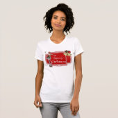 メリークリスマス小妖精や小人2デザイン – 休日Tシャツ Tシャツ (正面フル)