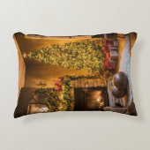 "メリークリスマス居心地の良い枕" "すてきホリデースロー アクセントクッション (正面)