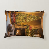 "メリークリスマス居心地の良い枕" "すてきホリデースロー アクセントクッション (裏面)