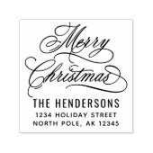 メリークリスマス差出人住所 セルフインキングスタンプ (デザイン)