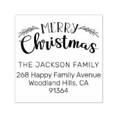 メリークリスマス差出人住所 セルフインキングスタンプ (デザイン)