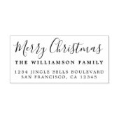 メリークリスマス差出人住所 セルフインキングスタンプ (デザイン)