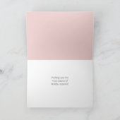 メリークリスマス幼児ヴィンテージカード シーズンカード (内部)