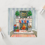 メリークリスマス広場 カード (正面/裏面インサイチュ)