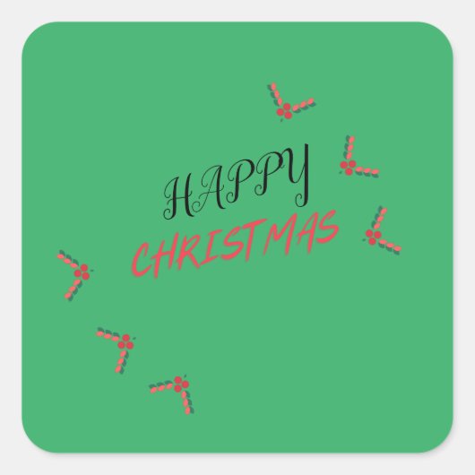 メリークリスマス広場 スクエアシール (正面)