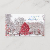 メリークリスマス座席表 プレイスカード (裏面)