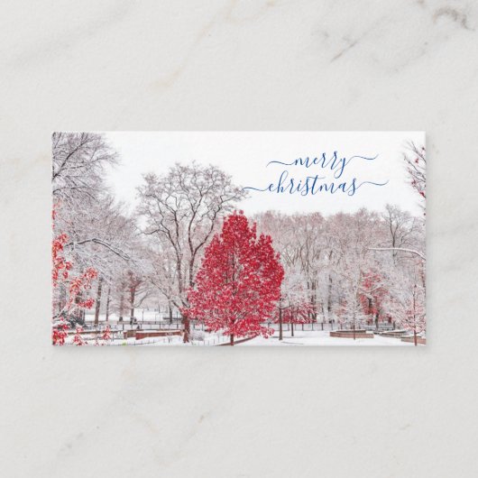 メリークリスマス座席表 プレイスカード (正面)