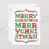 メリークリスマス式はがき シーズンポストカード (正面/裏面)