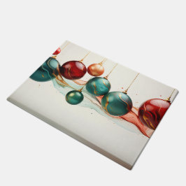 メリークリスマス形式のデザイン ドアマット