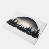 メリークリスマス形式のデザイン ドアマット (アングル)