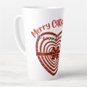 メリークリスマス後期マグカップ カフェラテマグ (左アングル)