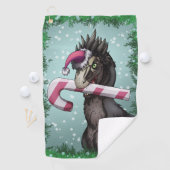 メリークリスマス恐竜 ゴルフタオル (インサイチュ)