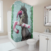 メリークリスマス恐竜 シャワーカーテン (インサイチュ)