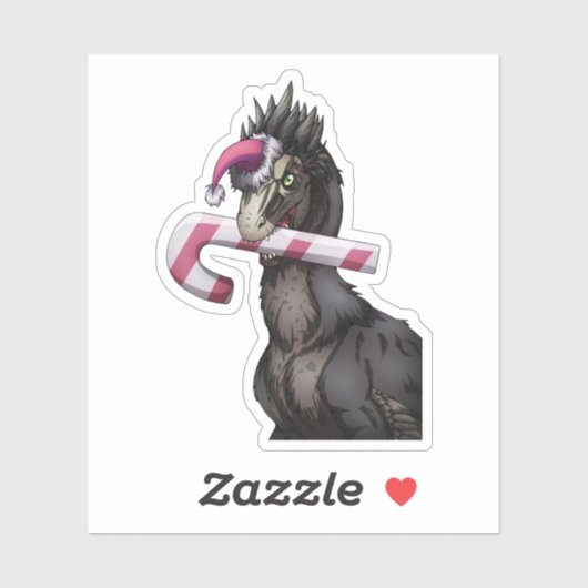 メリークリスマス恐竜 シール (シート)