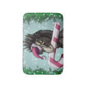 メリークリスマス恐竜 バスマット (正面縦)