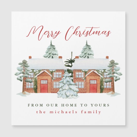 メリークリスマス我が家からあなたの磁気へ (正面)