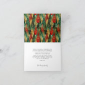 メリークリスマス手書きタイポグラフィ写真 シーズンカード (内部)