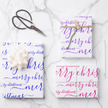 メリークリスマス手書き書道台本