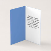 メリークリスマス折りたたみギフトラベル (内部)