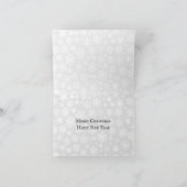 メリークリスマス折り畳みグリーティングカード カード (内部)