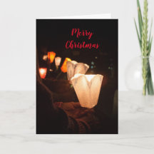 メリークリスマス折り畳みホリデーカード