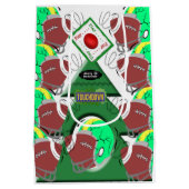 メリークリスマス抱き枕サッカー ミディアムペーパーバッグ (裏面)