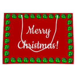 メリークリスマス抱き枕ラージ ラージペーパーバッグ