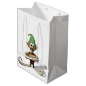 メリークリスマス抱き枕小妖精や小人 ミディアムペーパーバッグ (正面アングル)