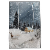 メリークリスマス抱き枕 ミディアムペーパーバッグ (裏面)