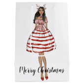 メリークリスマス抱き枕 ミディアムペーパーバッグ (裏面)