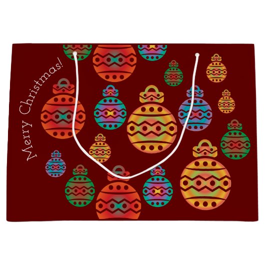 メリークリスマス抱き枕 ラージペーパーバッグ (正面)