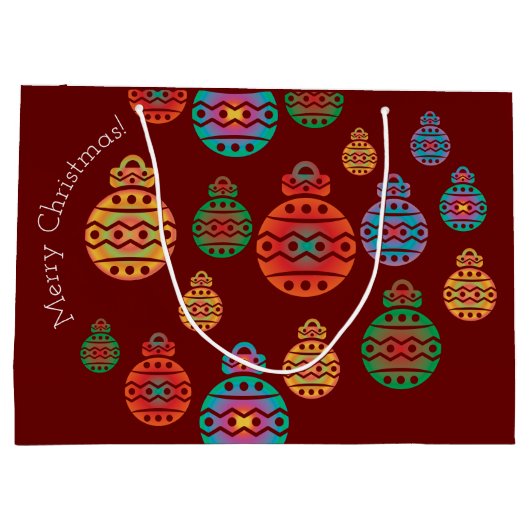 メリークリスマス抱き枕 ラージペーパーバッグ (裏面)