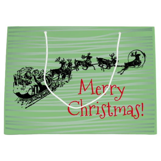 メリークリスマス抱き枕 ラージペーパーバッグ (正面)