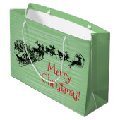 メリークリスマス抱き枕 ラージペーパーバッグ (裏面アングル)