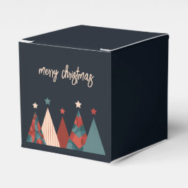 メリークリスマス抽象芸術のクリスマスツリー フェイバーボックス